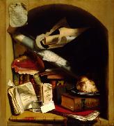 Charles Bird King The Poor Artist's Cupboard painting